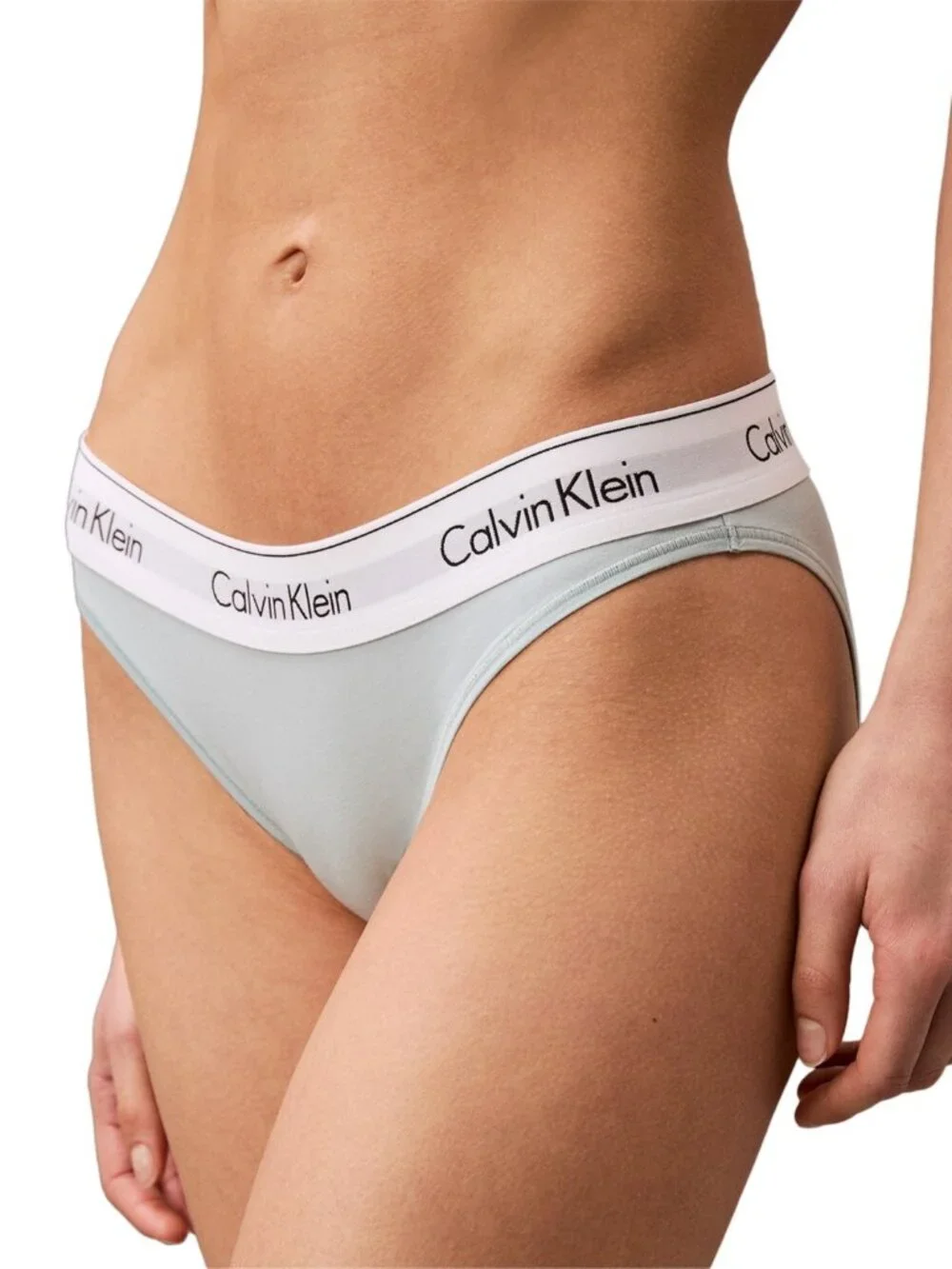 #2196 Calvin Klein Women's Icon Cotton Modal Bikini - Blue
